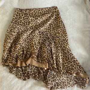 New Gorgeous Silk Donna Karan  Asymmetrical Skirt